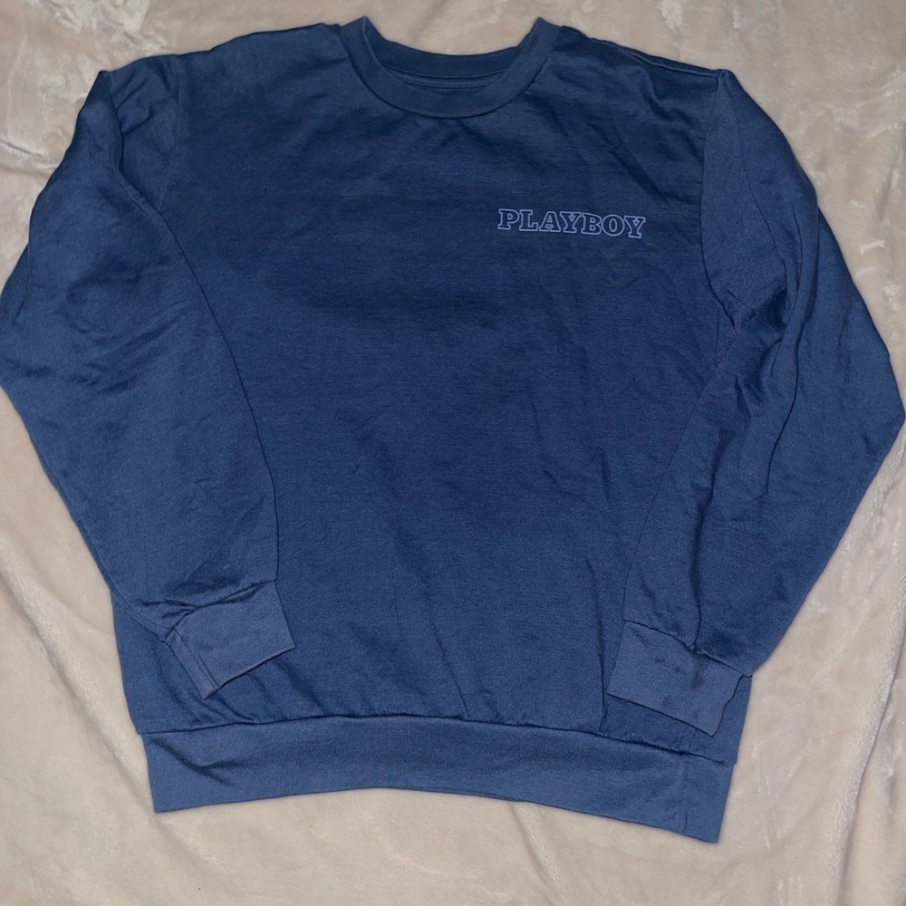Navy blue playboy sweatshirt
